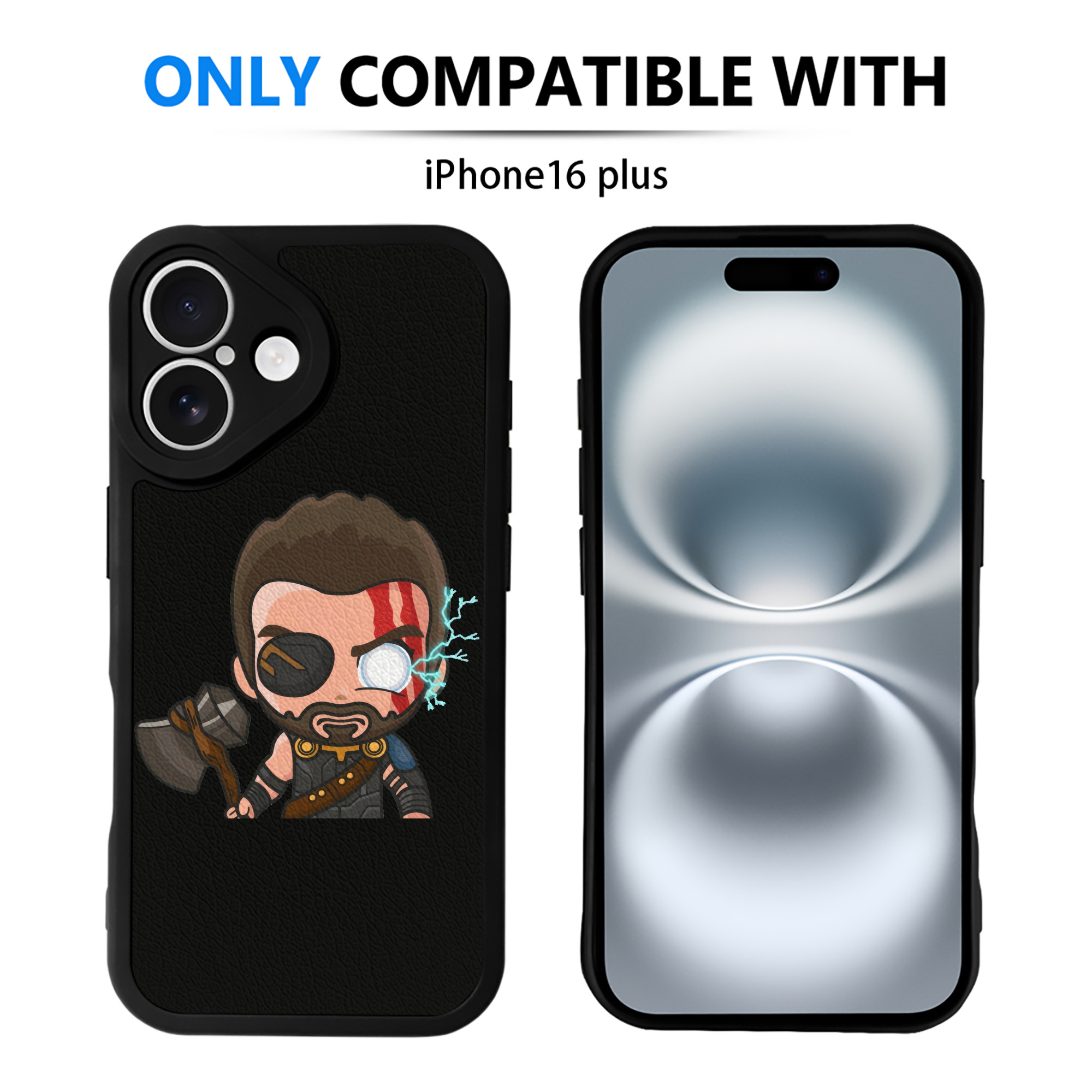 （画像用） アベンジャーズ The Avengers 【iPhone 16シリーズ対応】シリコンスマホケース（レザー調） 材質：シリコン